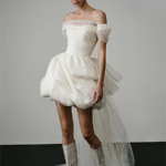 “Étoile de Lune” Silk Organza Bridal Mini – Winter 2026 NYFW Met Gala Collection