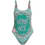 Versace “Medusa Mare” Baroque One-Piece Swimsuit