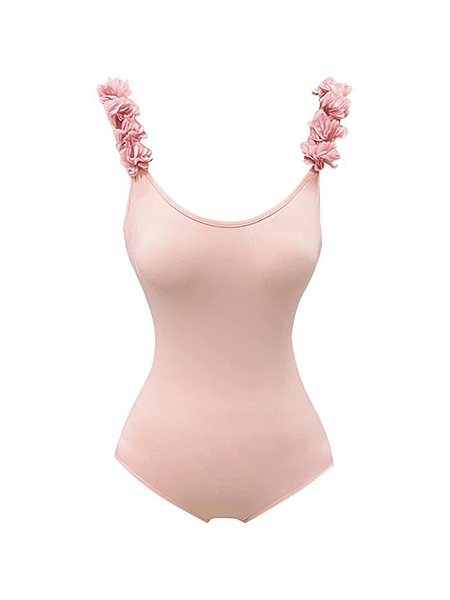 Blush Camellia One-Piece Swimwear