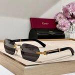 Cartier Santos de Cartier Rimless Sunglasses – Prestige Edition