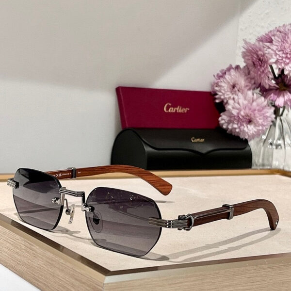 Cartier Santos de Cartier Rimless Sunglasses – Prestige Edition