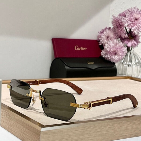 Cartier Santos de Cartier Rimless Sunglasses – Prestige Edition
