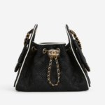 Chanel 25 Raffia Mini Handbag – Noir Riviera Édition