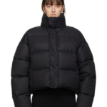 Balenciaga Cropped Oversized Down Puffer Jacket