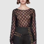 Gucci See-through Lace Top