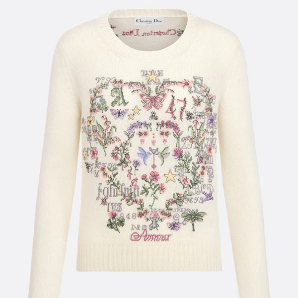 Christian Dior Riviera St. Tropez Embroidered Sweater