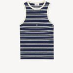 Saint Laurent Striped Cotton Tank