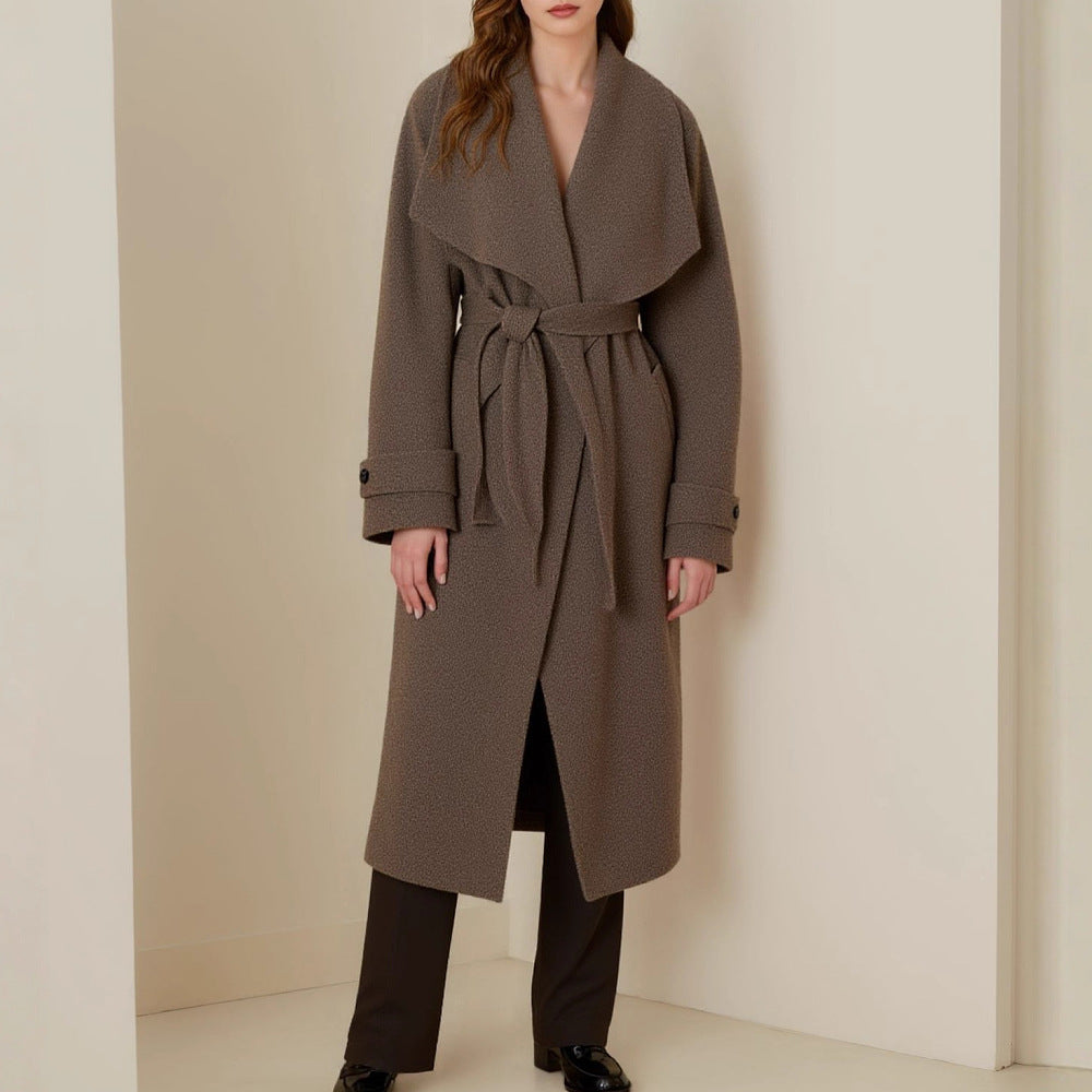 IMG_7345_915c32dc-8c57-4e84-a69e-e4f11e157b8b.jpg Bordeaux Heritage Wool Trench - Image 1