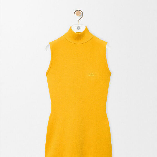 Loewe Anagram Sculpt Knit Turtleneck Top — Soleil