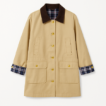 Miu Miu Heritage Plaid-Lined Field Coat Sizes S–L