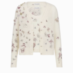 Christian Dior Butterfly Embroidered Knit Cardigan