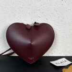 Alaïa Paris Heart-Shaped Patent Leather Crossbody Bag