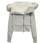 Lusso Arctic Luxe Fur-Trimmed Hoodie Jacket