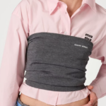 Miu Miu Knit Bandeau Layering Top