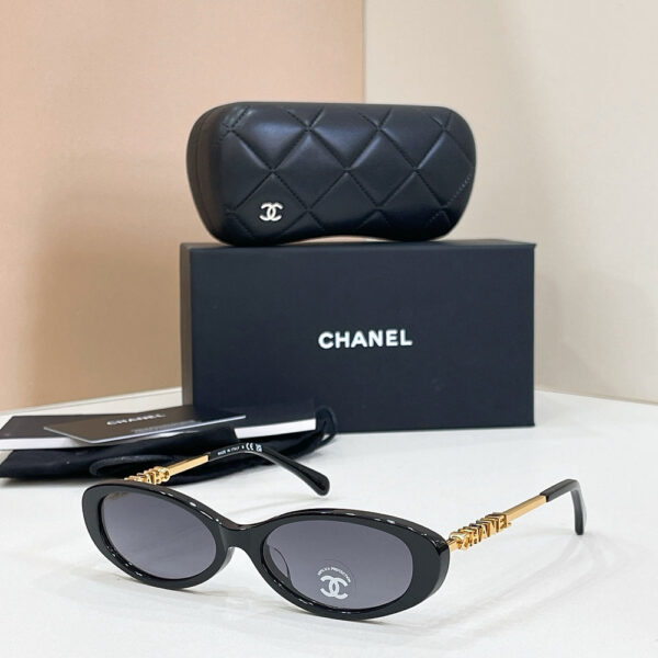 Chanel Oval CC Logo Sunglasses