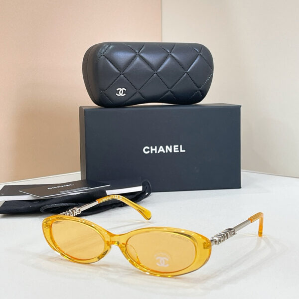 Chanel Oval CC Logo Sunglasses