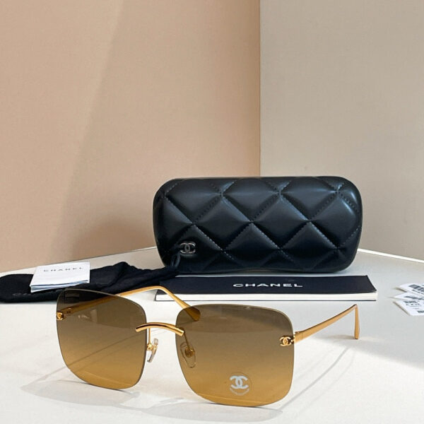 Chanel Rimless Square Gradient Sunglasses – Signature CC Edition
