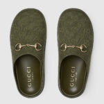Gucci Horsebit Monogram Slippers