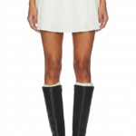 Chanel Court Élégance Pleated Mini Skirt