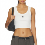 Chanel Riviera Cropped Rib Tank