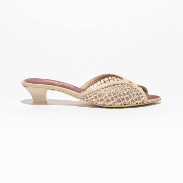 Chanel Côte Mirage Mesh Mule