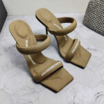 Alexander Wang Crystal Tubular Sandal Heels
