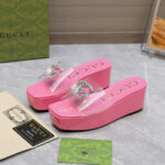 GG Wedge Sandals
