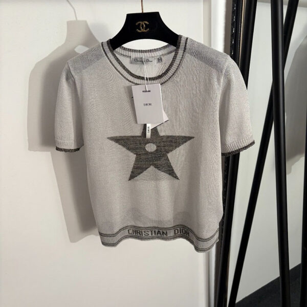 Dior Étoile Lurex Knit Top