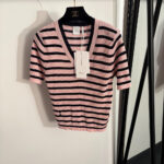 Dior Riviera Stripe Knit Top