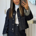 'Jalori' Denim Skirt Set
