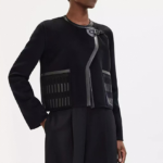 Hermès “Éclipse Structurée” Wool & Leather Jacket