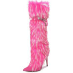 Impératrice Sauvage Fur Thigh-High Boots