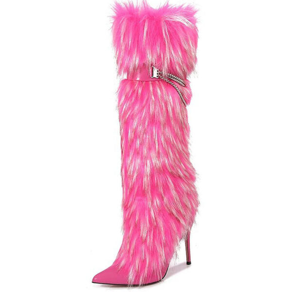 Impératrice Sauvage Fur Thigh-High Boots