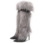 Impératrice Sauvage Fur Thigh-High Boots