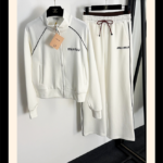 Miu Miu Luxe Sport Zip-Up Tracksuit Set