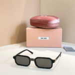 Miu Miu Rectangular Acetate Sunglasses