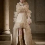 Puissance Sculptée -Duchesse Élysée High-Low Couture Gown