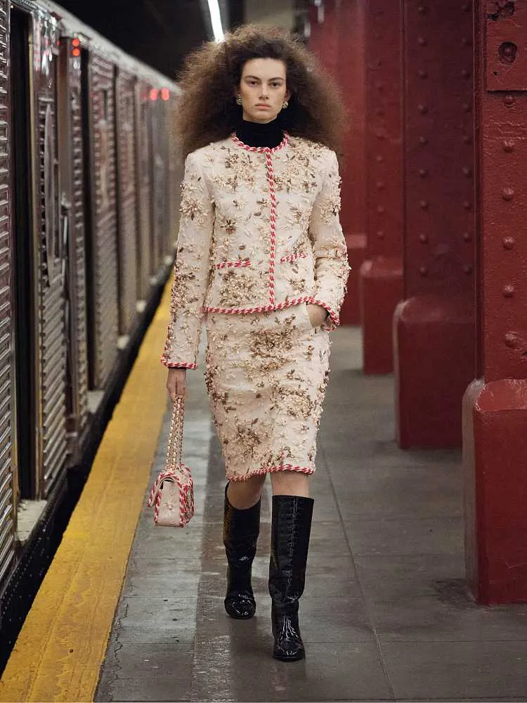 Chanel Crocodile-Embossed Patent Calfskin High Boots - Image 4