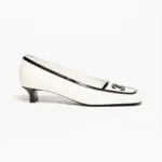 Chanel CC Leather Slingback Pumps