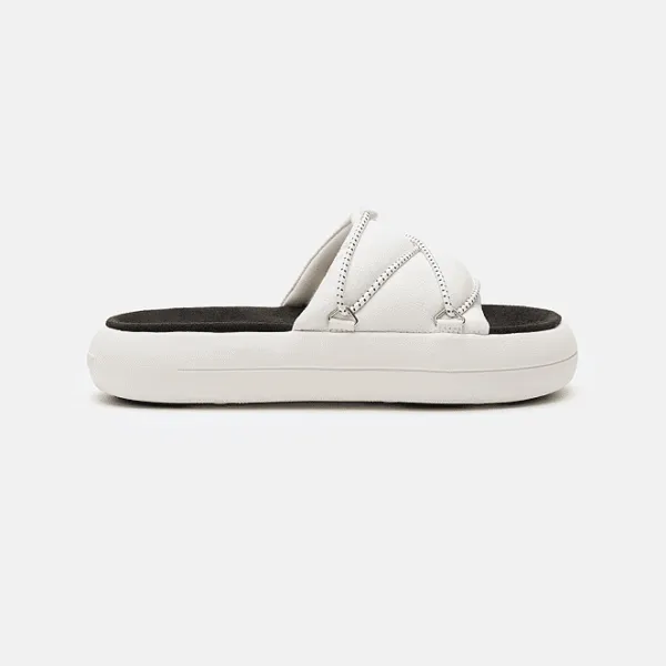 Moon Boot Eclipse Trek Platform Slides – Ivory
