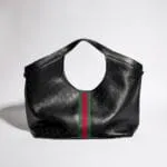 Gucci Giglio Large Leather Tote Bag – Black