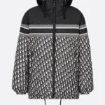Dior Oblique Hooded Technical Jacket – Navy & Ecru