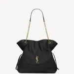 SAINT LAURENT Jamie 4.3 Pochon Large Patchwork Leather Tote