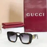 GUCCI Oversized Interlocking GG Square Sunglasses