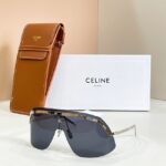 CELINE Triomphe Rimless Shield Sunglasses