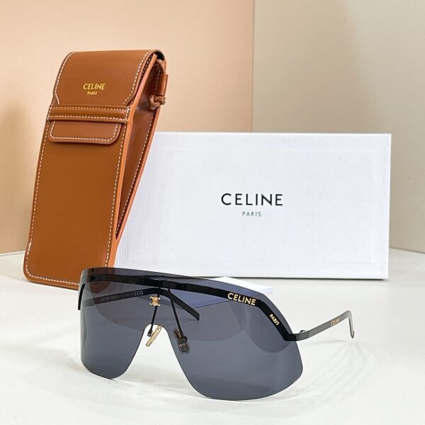 CELINE Triomphe Rimless Shield Sunglasses