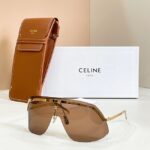 CELINE Triomphe Rimless Shield Sunglasses