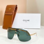 CELINE Triomphe Rimless Shield Sunglasses