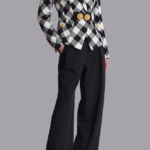 ÉCHIQUIER™ Gilded Harlequin Sculpted Blazer