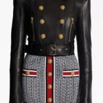MARQUÉLIS™ Gilded Leather Officer Jacket